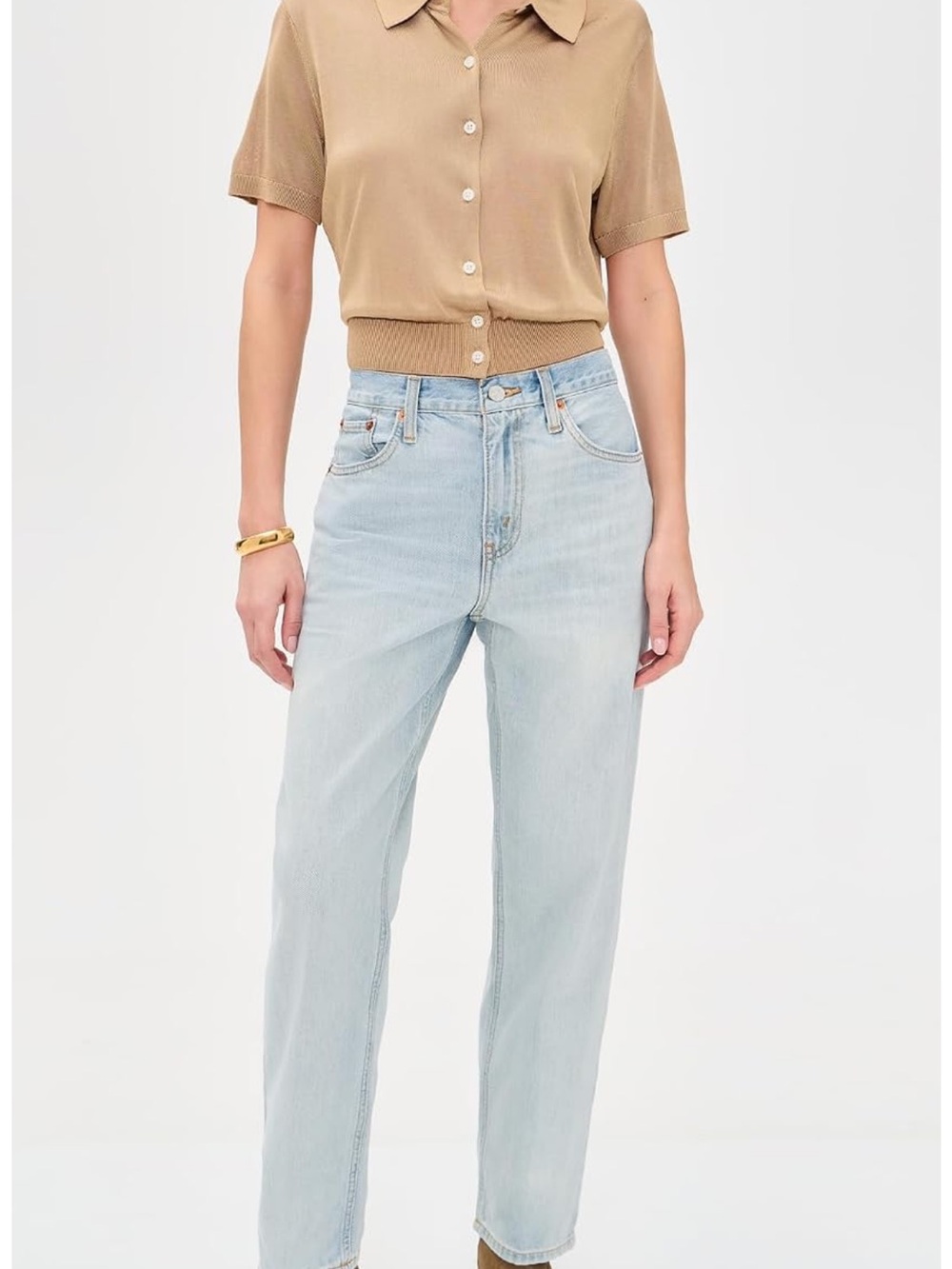 NWT Re/done women’s the Ollie jeans solana blue